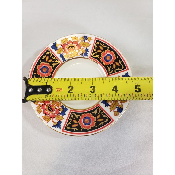 Vintage Hankook Bone China 6 Demitasse Cups Saucers NEW Old Stock 14k Gold Trim - Picture 6 of 8